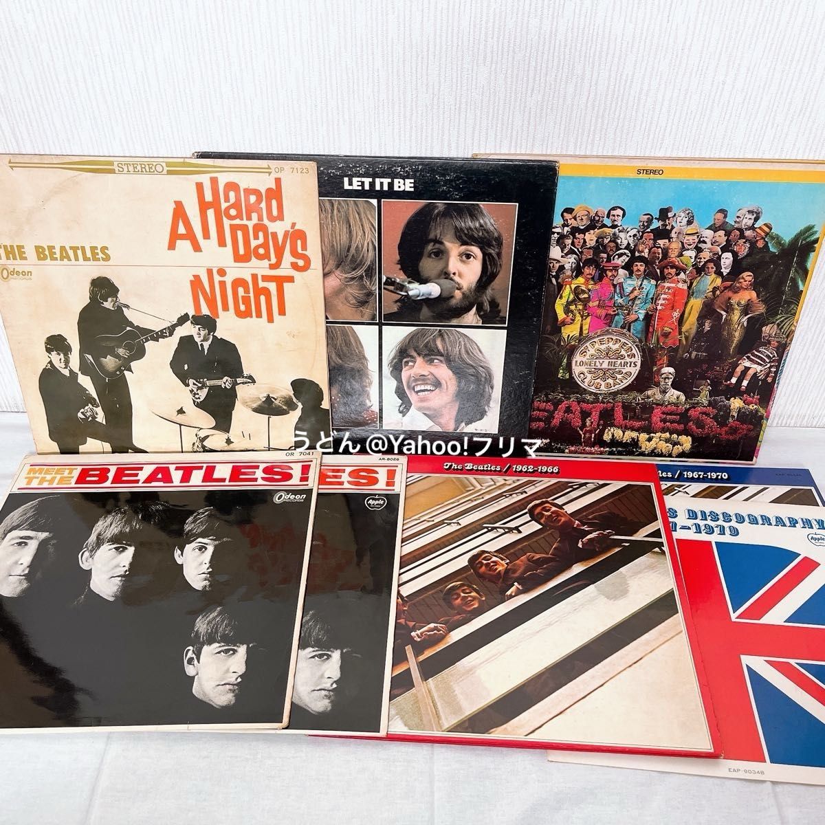 The Beatles ビートルズ  LP レコード 赤盤 6点セット 