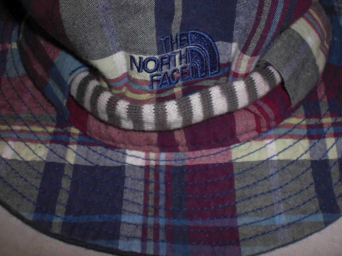 CHUMS&THE NORTH FACE Chums & The North Face * сотрудничество в клетку шляпа (F) для мужчин и женщин USED