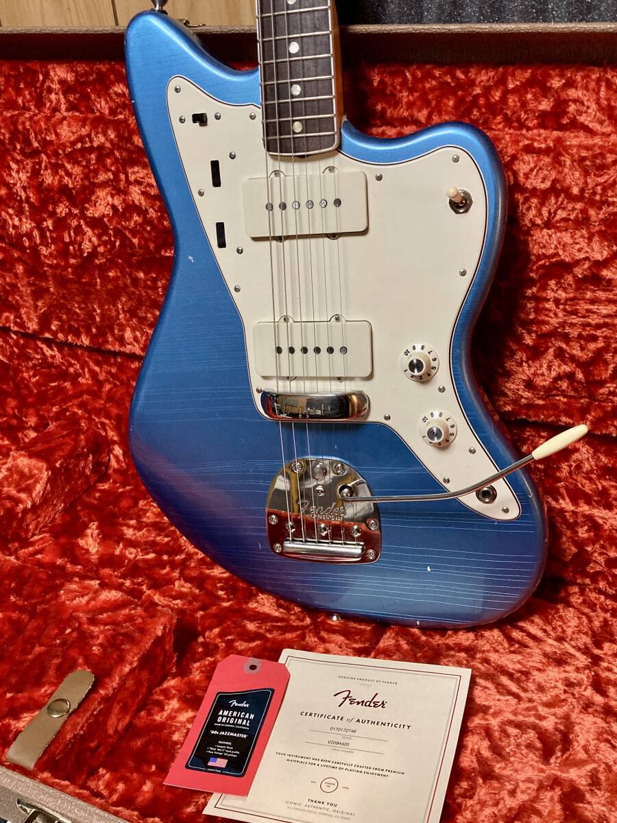 レリック Fender American Original 60s Jazzmaster MJT Lake Placid Blue Relic Refinish ジャズマスター フェンダーの画像3