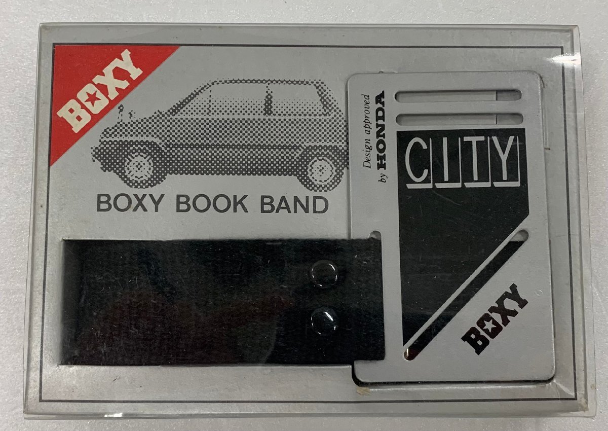 【未使用】BOXY BOOK BAND HONDA CITY / ボクシー ブック バンド ホンダ シティ　銀色の板Ver._画像1