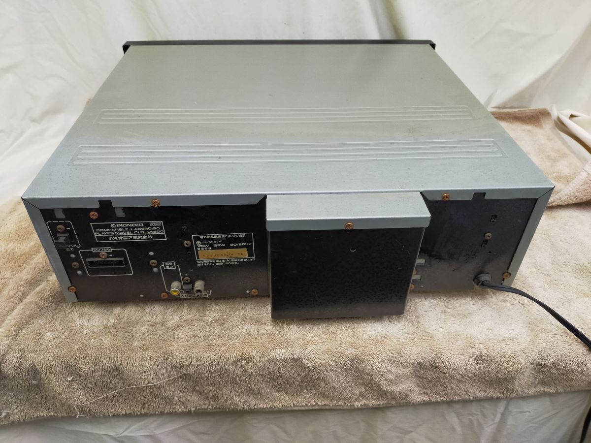 FG825 通電可能 Pioneer/パイオニア レーザーカラオケ CLD-LK800 本体のみ オーディオ機器 カラオケシステム　_画像5