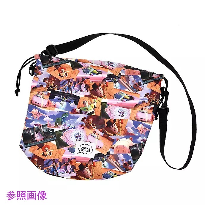 未使用　トイストーリー　ショルダー バッグ/巾着　Andy's World　ディズニー ストア　ドクター ポークチョップ　Toy Story Shoulder Bag_画像5