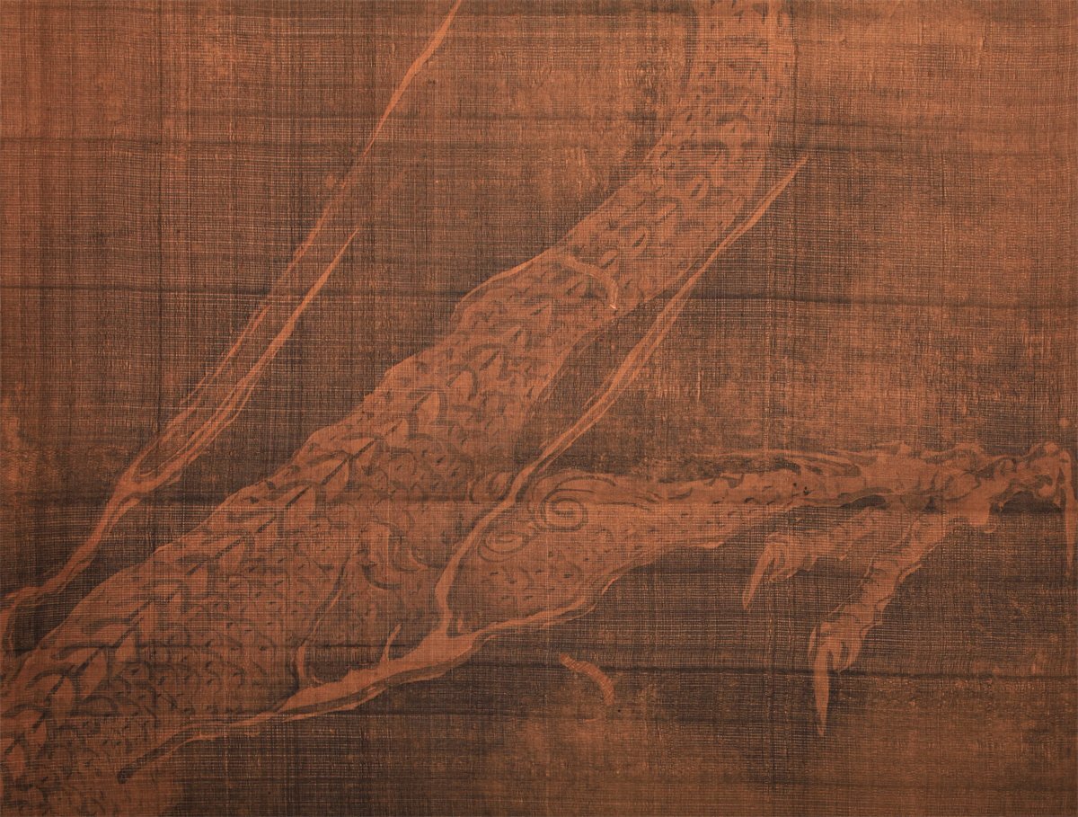 【無盡蔵】【模写】【梅里山人】〈?－1798〉古画珍品双幅 希少 絹本_画像5