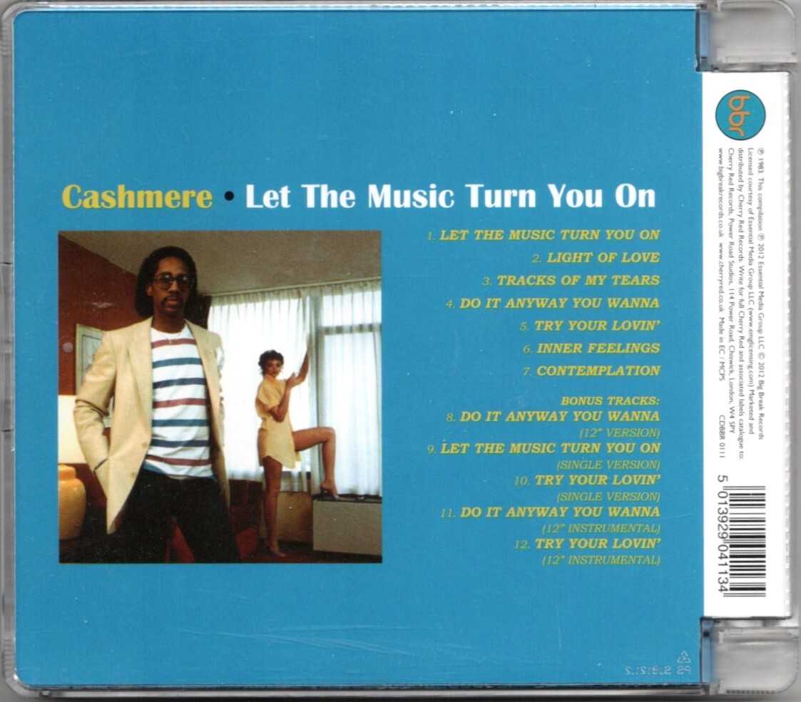 貴重盤 / CASHMERE - LET THE MUSIC TURN YOU ON ~ EXPANDED EDITION (CD) / カシミア / MODERN FUNK / ディスコ / ファンク_画像2