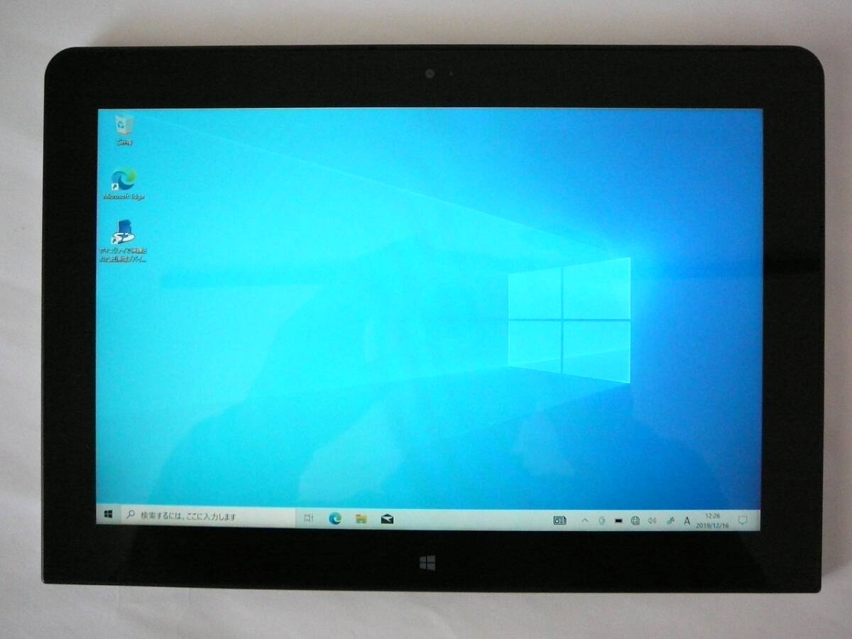 タブレットパソコン NEC VersaPro VT VK24VT10.1型 windows10 電源アダプター付 動作品 その1の画像1