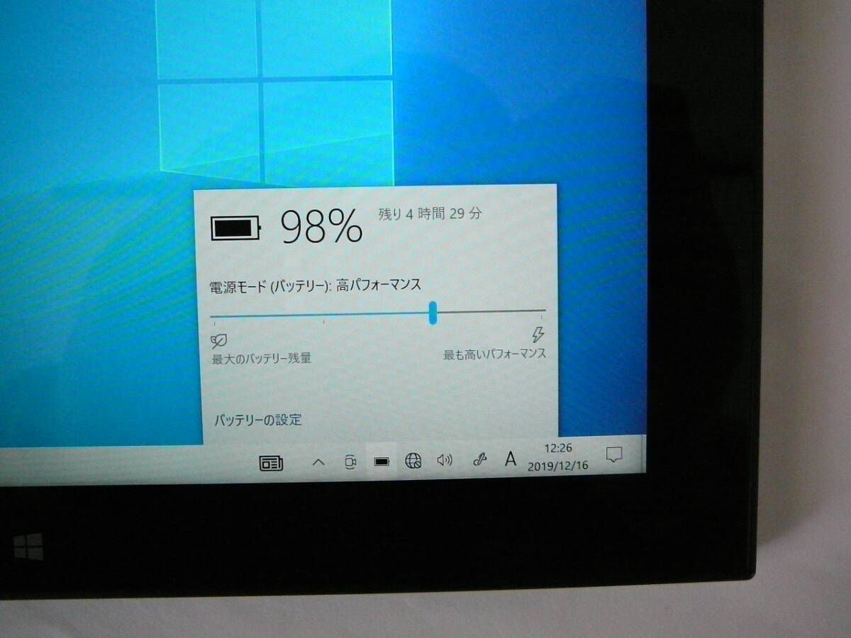 タブレットパソコン NEC VersaPro VT VK24VT10.1型 windows10 電源アダプター付 動作品 その1の画像2