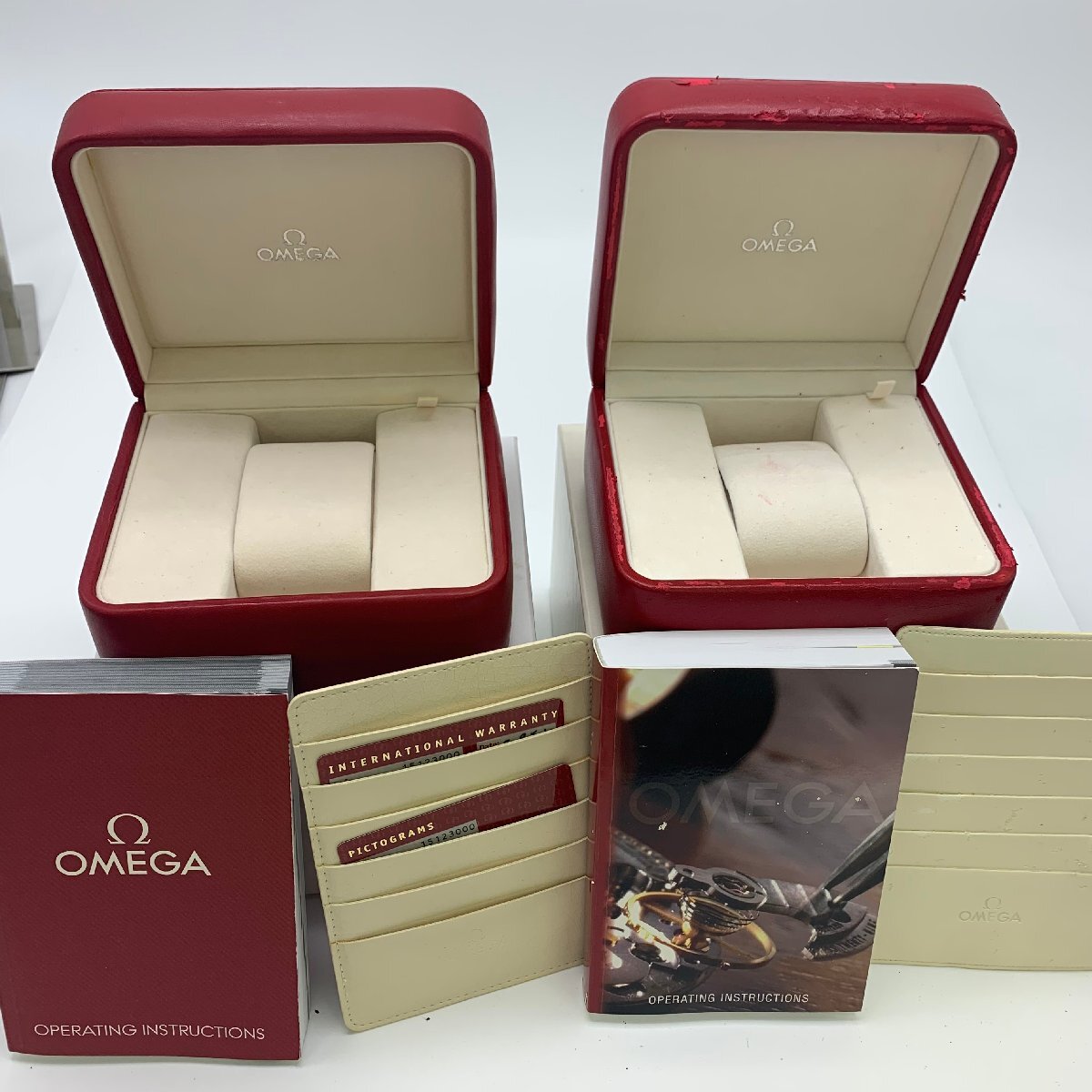 1円～OMEGA オメガ 腕時計空箱 ケース ボックス BOX 8個_画像2