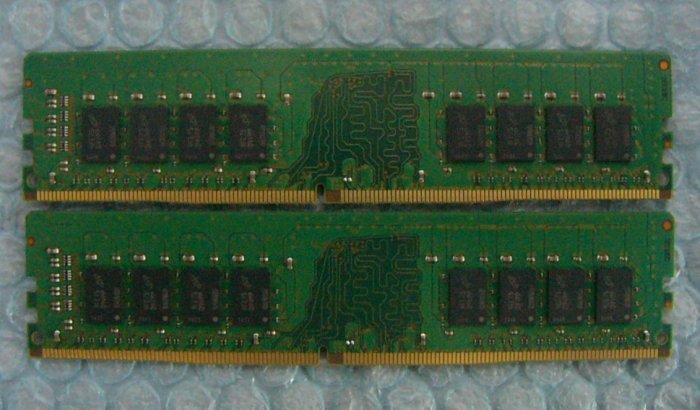 gj14 288pin DDR4 21300 PC4-2666V-UB1 16GB Crucial by Micron 2枚 合計32GBの画像4