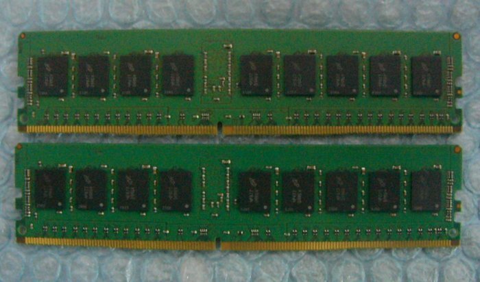 ec14 288pin DDR4 PC4-2133P-RCP 8GB Registered Micron 2枚 合計16GBの画像3