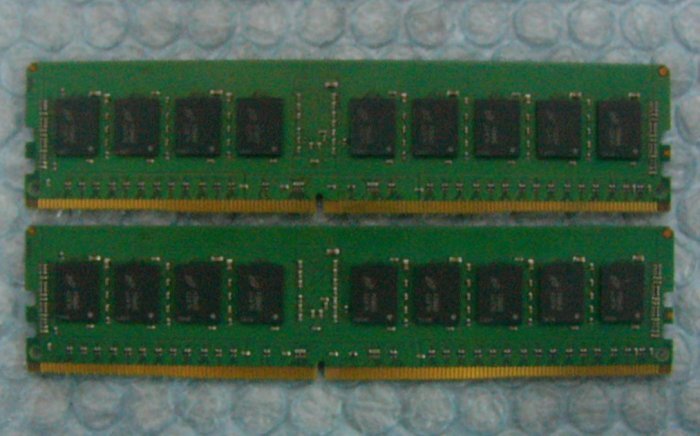 ea14 288pin DDR4 PC4-2133P-RCP 8GB Registered Micron 2枚 合計16GB_画像3