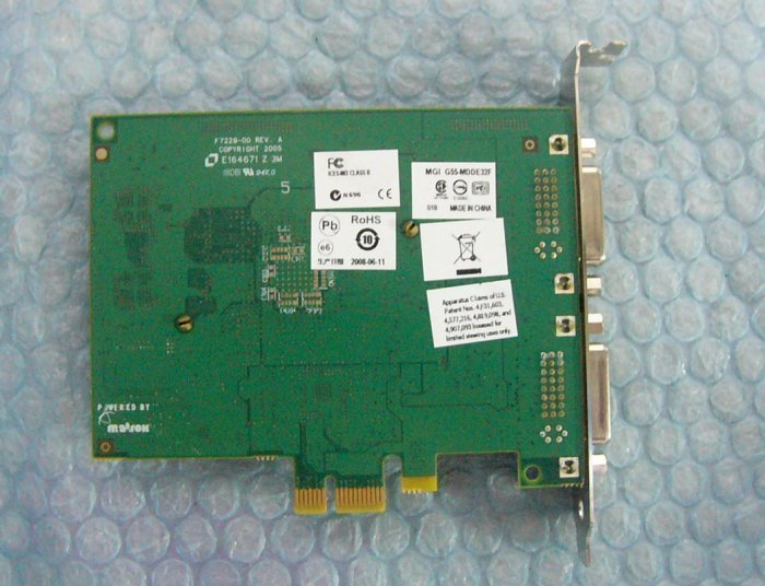 MATROX Millennium G550 PCIe PCI Express x1 在庫4の画像3