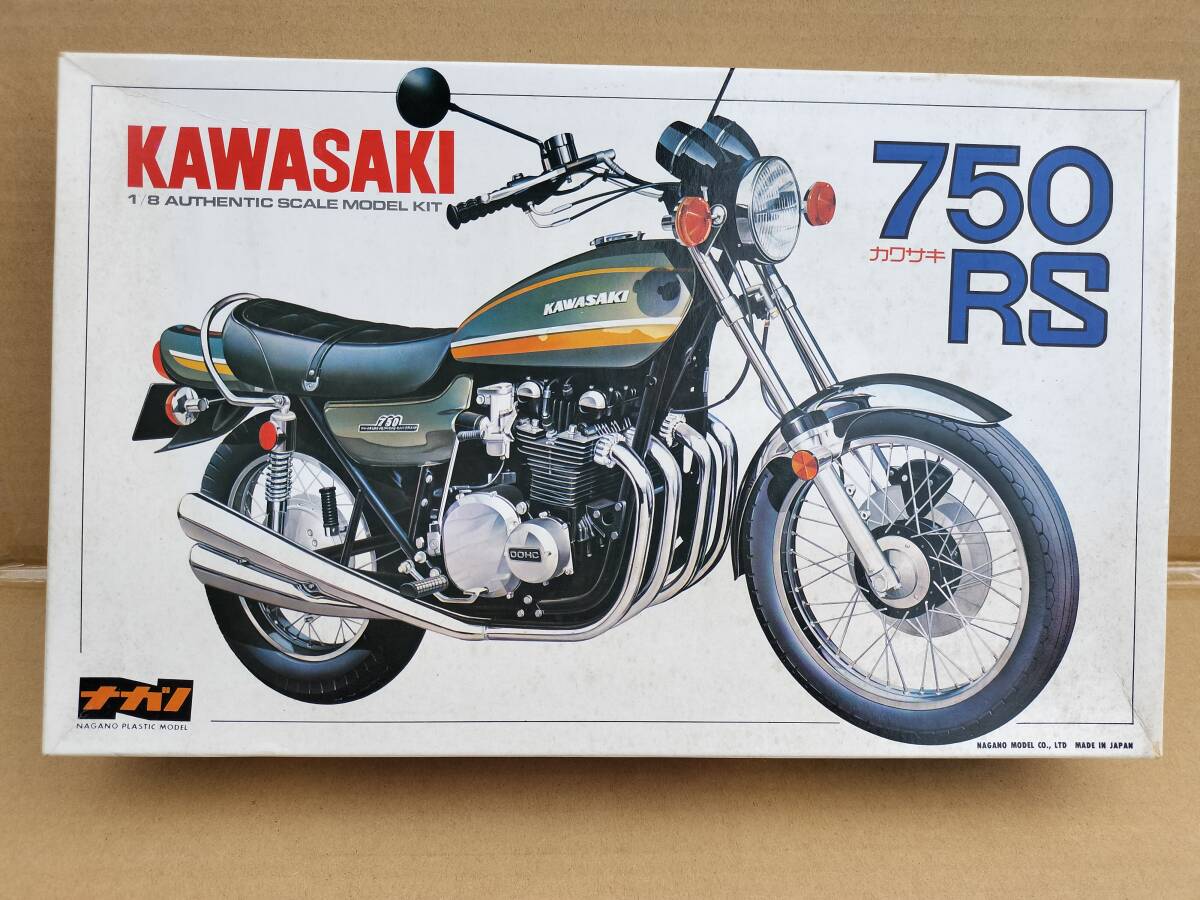  plastic model 1/8naganoKAWASAKI 750RS Kawasaki 