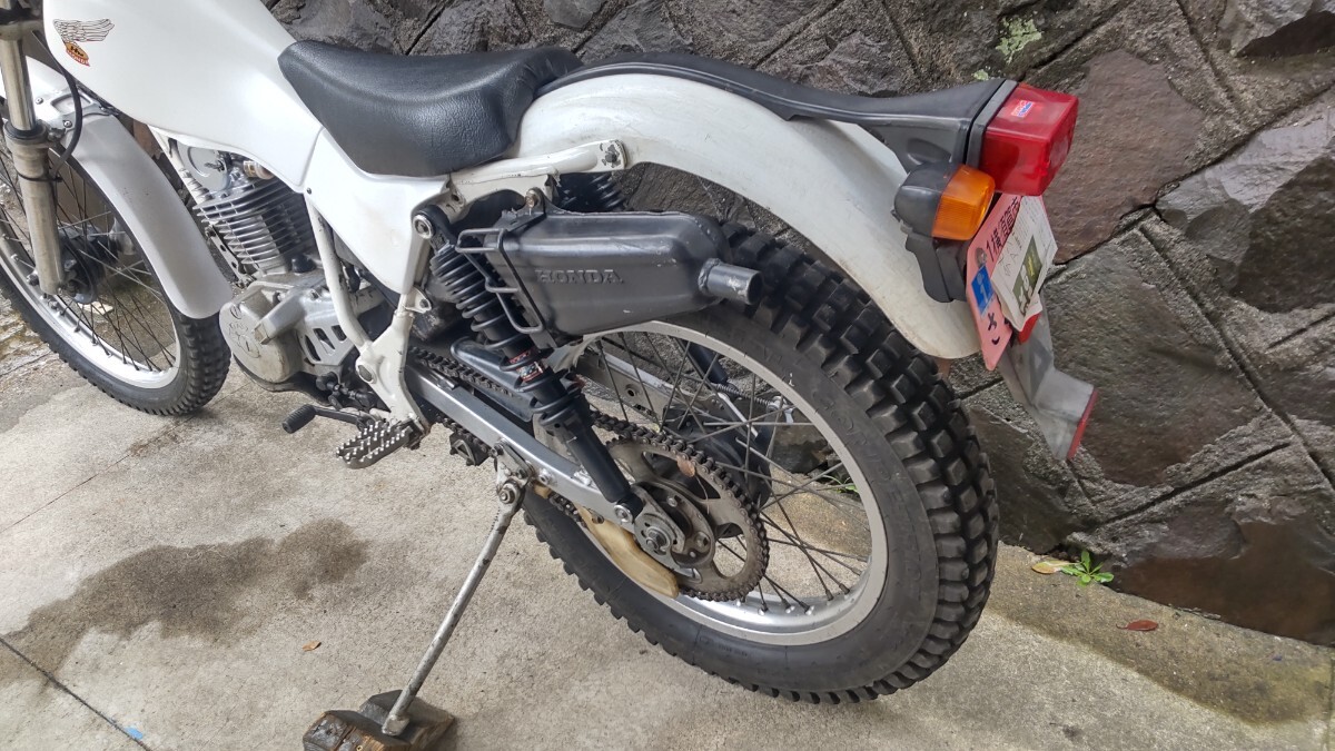 トライアル HONDA TL125 JD06 オフロード 単気筒 125cc （200）原付二種 車体 ホンダ の画像9