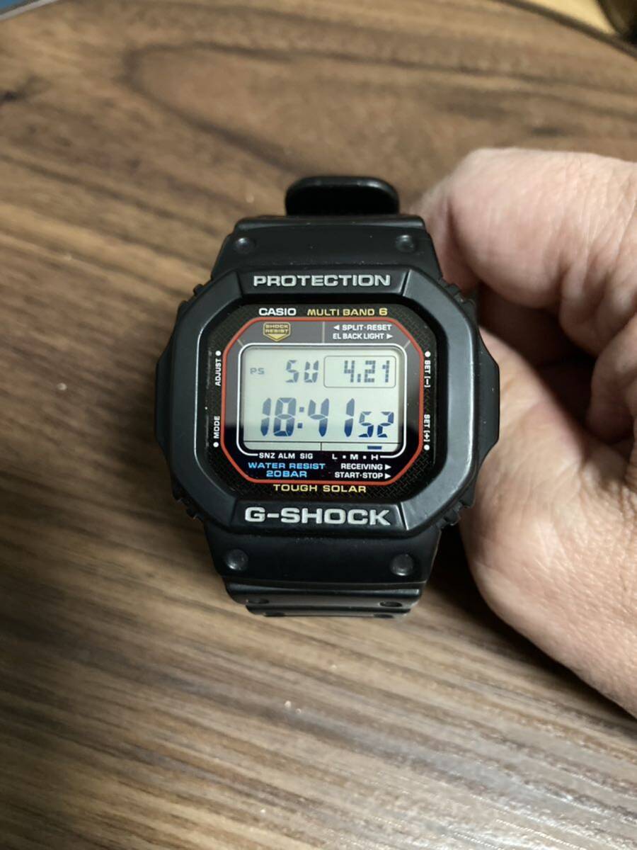 CASIO G-SHOCK GW-M5610電波ソーラー マルチバンド6 ユーズド　完動品！_画像1