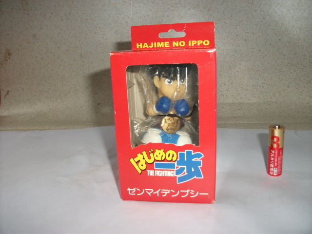  rare rare that time thing Hajime no Ippo zen my tempsi- one .( blue )zen my WING-UP figure Showa Retro Vintage 