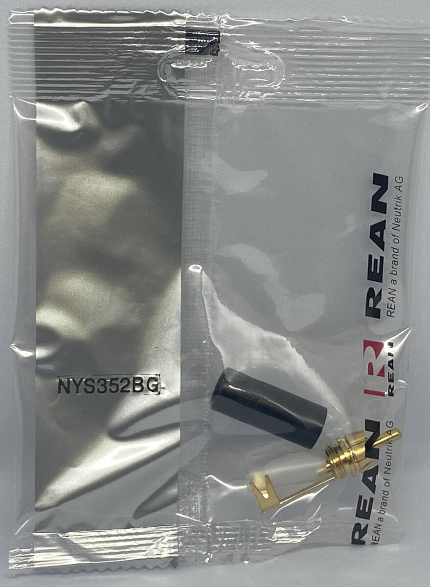 REAN (Neutrik) NYS352BG RCA (PHONO) PLUG (プラグ) Gold Contacts 4個セットの画像2