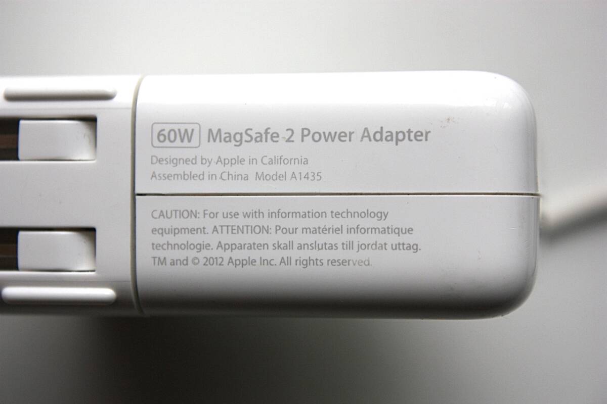 Apple 純正 60W MagSafe 2 Power Adapter A1435 ACアダプター 送料無料の画像4