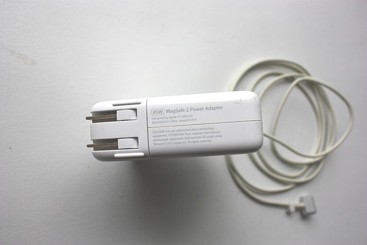 Apple 純正 85W MagSafe 2 Power Adapter A1424 ACアダプター 送料無料の画像2