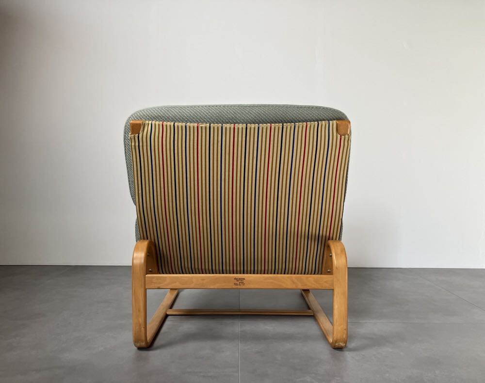  Tendo Mokko b голубой no* коврик son maru канава -ta легкий стул / 1 -местный диван Северная Европа Vintage мебель стул 
