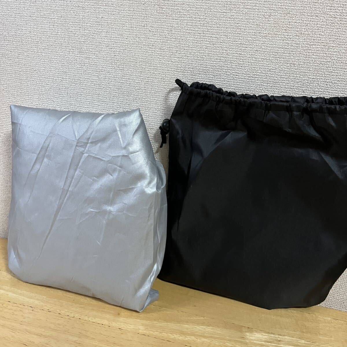 新品・未使用 自転車カバー 厚手 防水 防犯 防風 収納袋付き 色あせ防止 Bの画像5