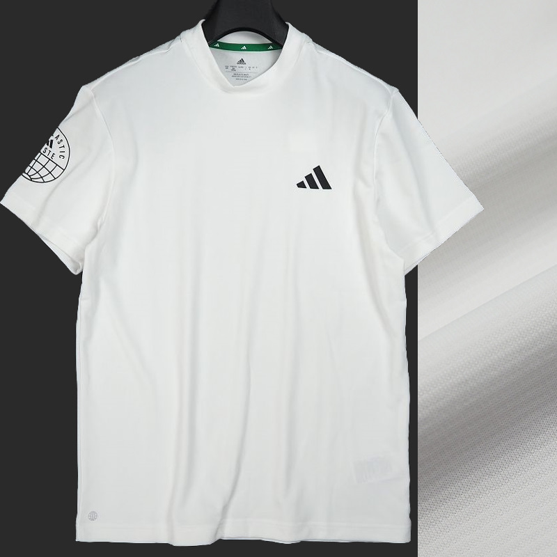 R356 новый товар Adidas Golf mok шея рубашка короткий рукав ( размер :XL) adidas GOLF Golf одежда белый 