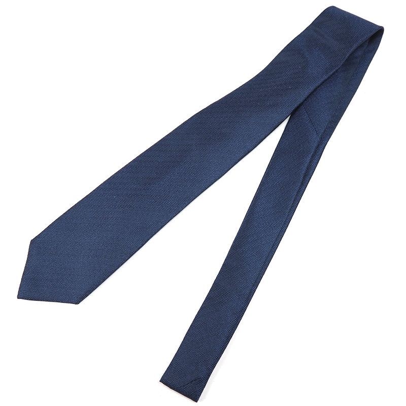  new goods regular price 1.4 ten thousand Calvin Klein made in Japan silk 100% herringbone stripe necktie CALVIN KLEIN business Onward . mountain navy 