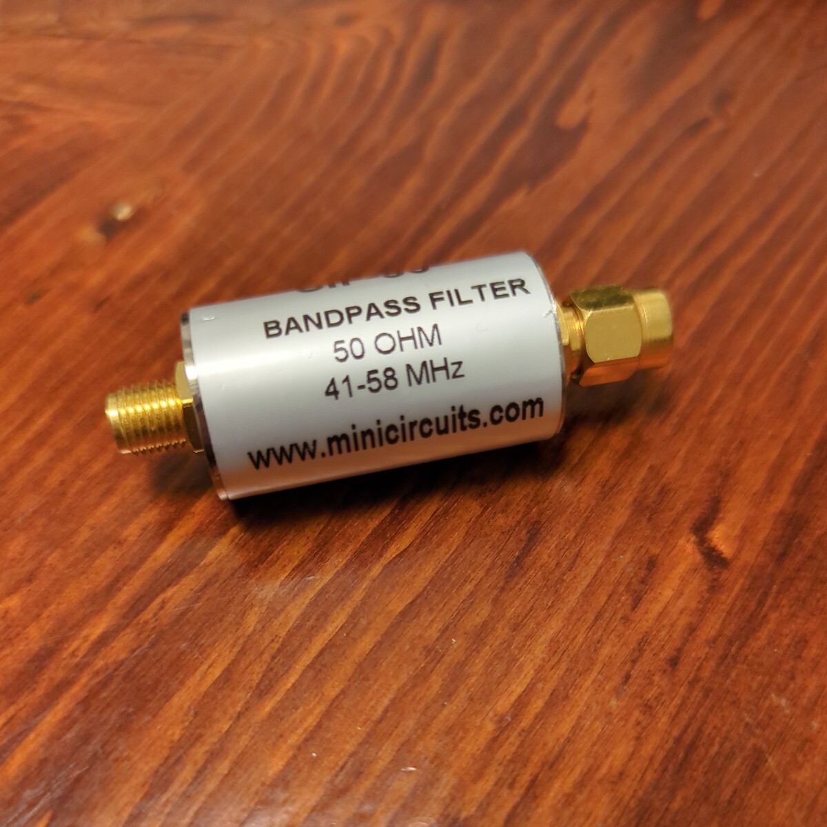 Mini-Circuits SIF-50 Lumped LC Band Pass Filter, 41 - 58 MHz, 50 ミニサーキット社製 バンドパスフィルタの画像2