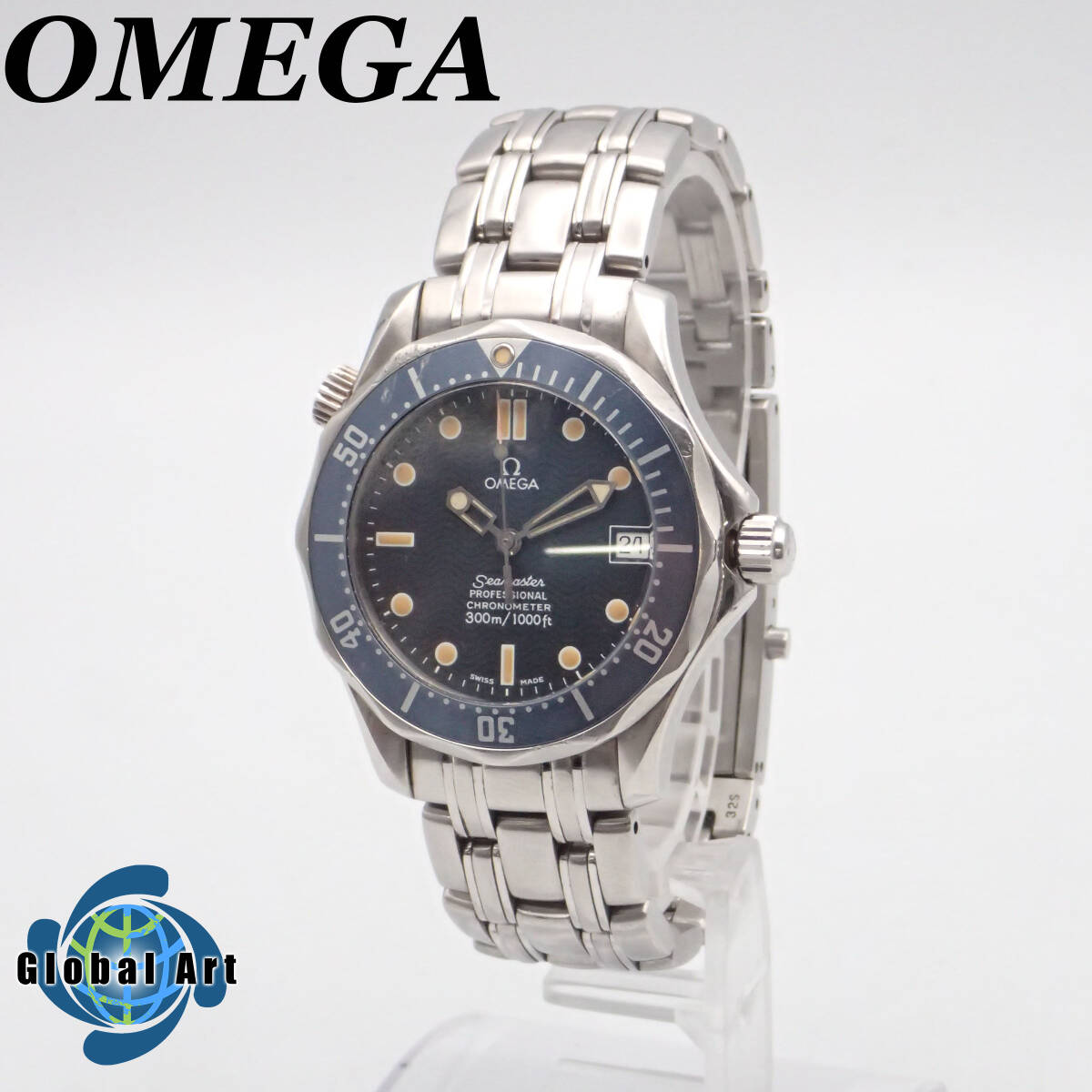 え02303/OMEGA オメガ/シーマスター/プロフェッショナル/自動巻/メンズ腕時計/300M/文字盤 ネイビー/2531.80/ジャンク