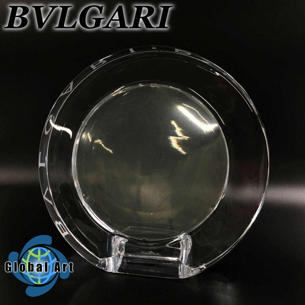 *E04409/BVLGARI BVLGARY /Rosenthal Rosenthal / фоторамка фоторамка / диаметр примерно 17.7.