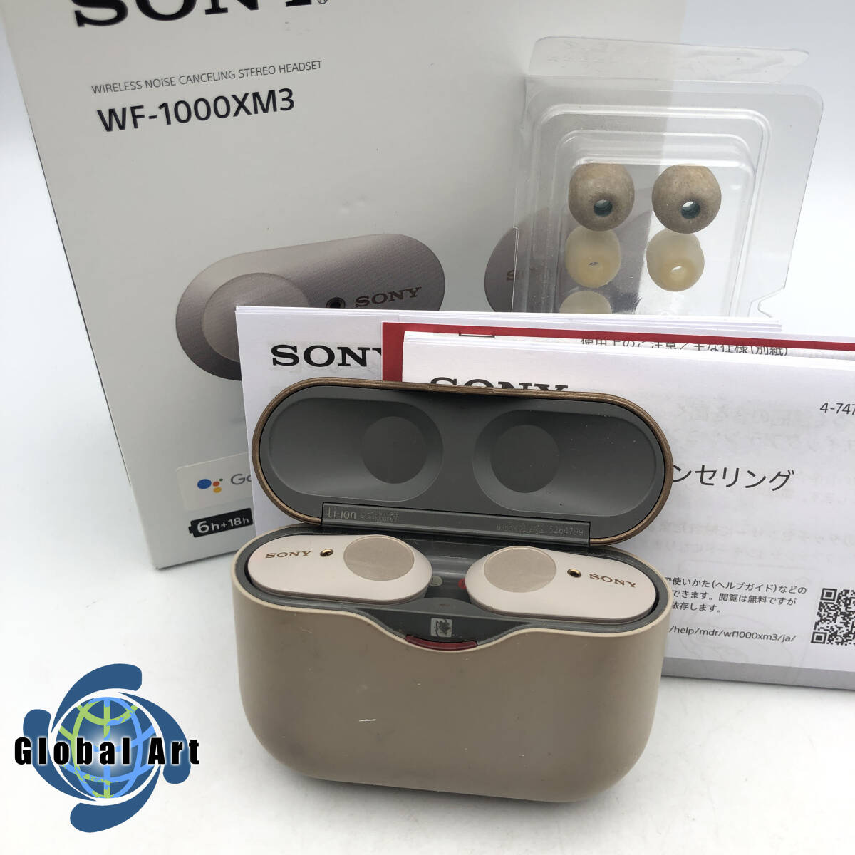 *E04360/SONY Sony./ wireless earphone / wireless noise cancel ring stereo headset /WF-1000XM3/ box * accessory attaching / electrification OK