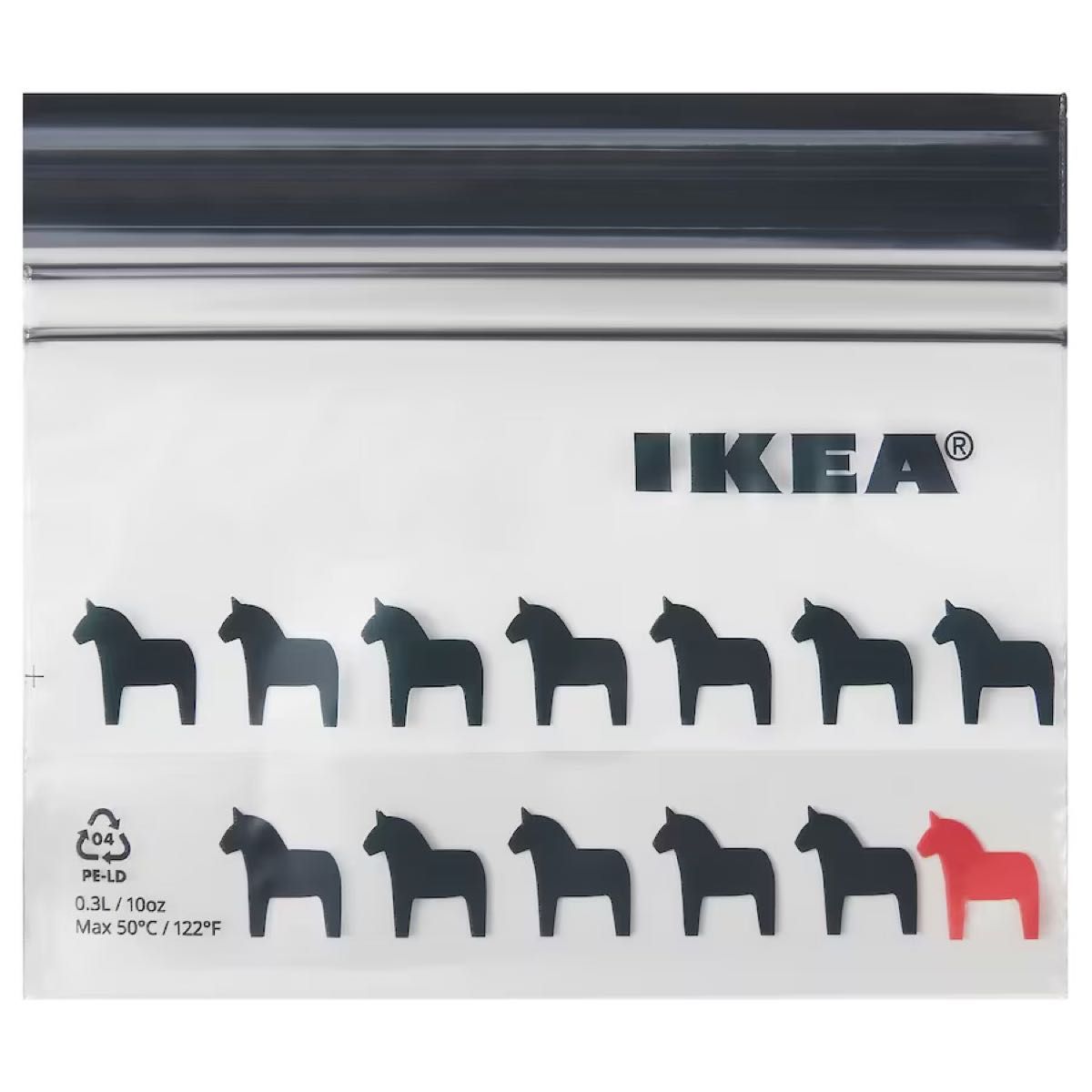 IKEA(イケア) フリーザーバッグ ISTAD イースタード 3箱まとめて 計145枚