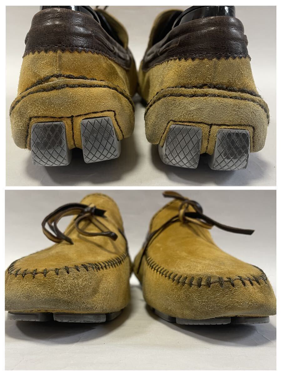 Berluti Berluti замша deck shoes бежевый обувь для вождения туфли без застежки Италия производства обувные колодки имеется 