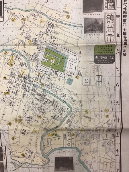 戦前 古地図●大日本職業別明細図 山形県●昭和13年●鶴岡市 酒田市 東田川郡 西田川郡 飽海郡の画像7