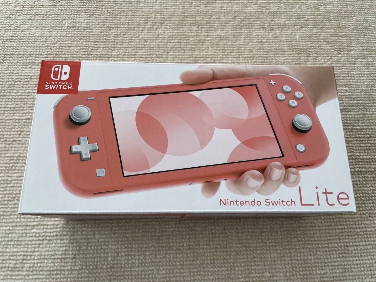 【新品未使用】 Nintendo Switch Lite コーラル　[店舗印なし]_画像1