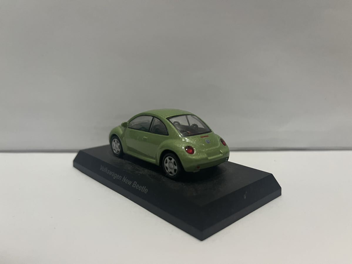 京商CVS 1/64 フォルクスワーゲン ミニカーコレクション2 ニュービートル 緑 グリーン カード付き kyosho cvs new beetle vw volkswagenの画像3