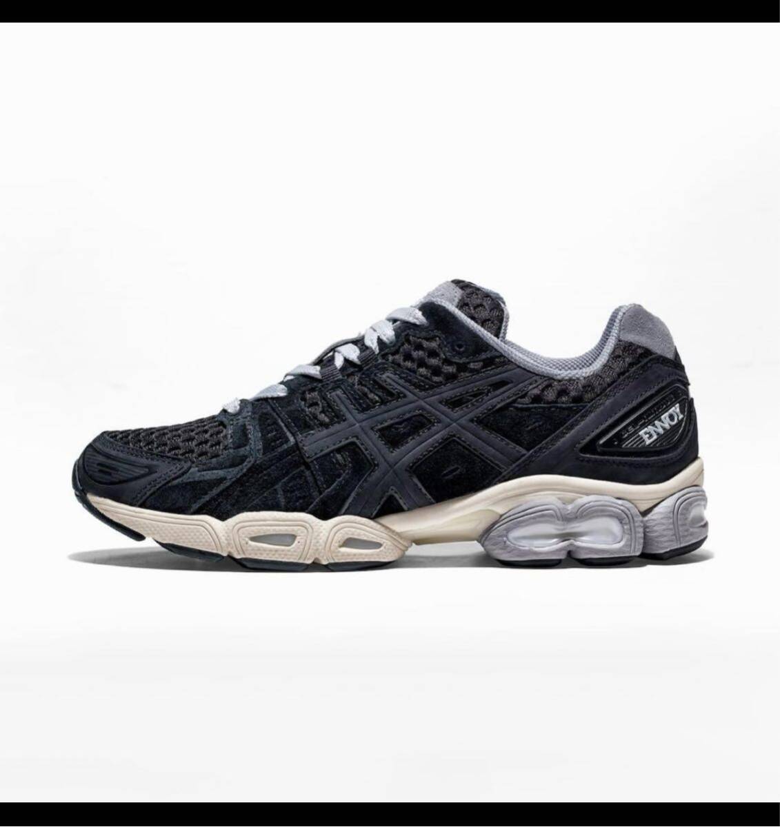 新品 未使用 ENNOY asics GEL-NIMBUS 9 BLACK US9.5 27.5cm エンノイ アシックス ゲルニンバス スタイリスト私物 everyoneの画像2