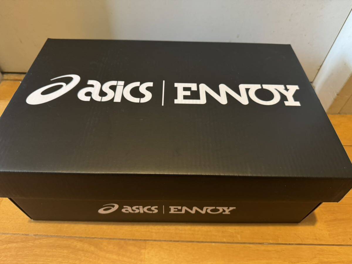 新品 未使用 ENNOY asics GEL-NIMBUS 9 BLACK US9.5 27.5cm エンノイ アシックス ゲルニンバス スタイリスト私物 everyoneの画像3