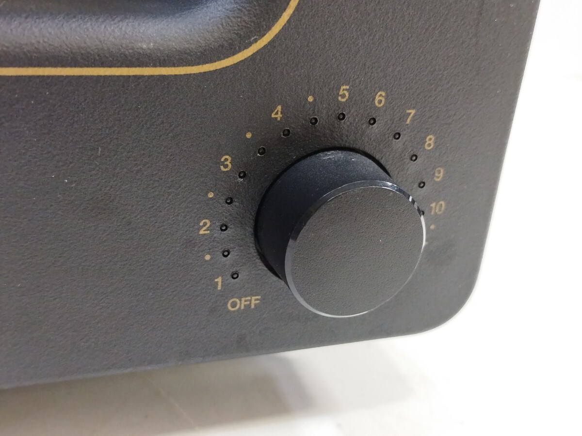 管理1143 BALMUDA バルミューダ K01E-KG The Toaster ザ トースター 2018年 スチームトースター ブラック 動作確認済み 現状品の画像6