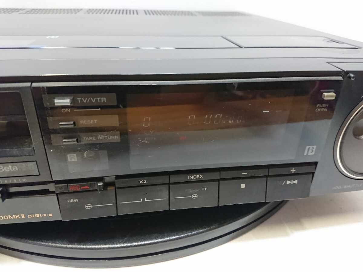 管理1346 SONY ソニー Betamax ベータマックス SL-HF900MKⅡ ビデオカセットレコーダー 通電確認済み ジャンクの画像3