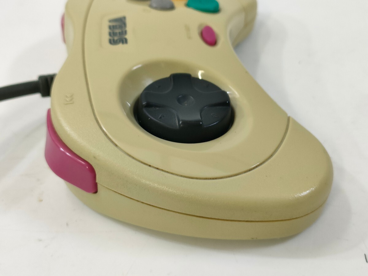 管理900 SEGA SATURN セガサターン コントロールパッド コントローラ ISS-5001-01 未チェック 色やけあり の画像6