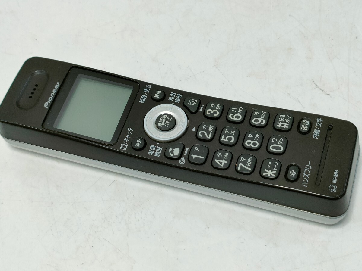 管理927 Pioneer パイオニア デジタルコードレス留守番電話機 TF-LU165 親機のみ 通電確認済み の画像9