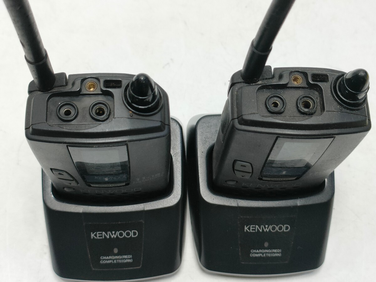  control 1253 KENWOOD Kenwood special small electric power transceiver UBZ-BG11R 2. set charge stand W08-0529 no check 