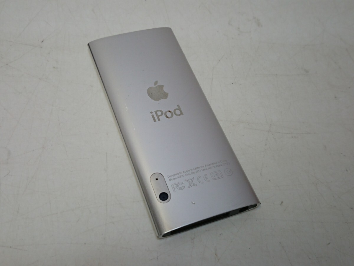 管理1120 Apple アップル iPod nano A1320 第5世代 デジタルオーディオプレーヤー アイポッド ナノ 動作未確認 ジャンクの画像4