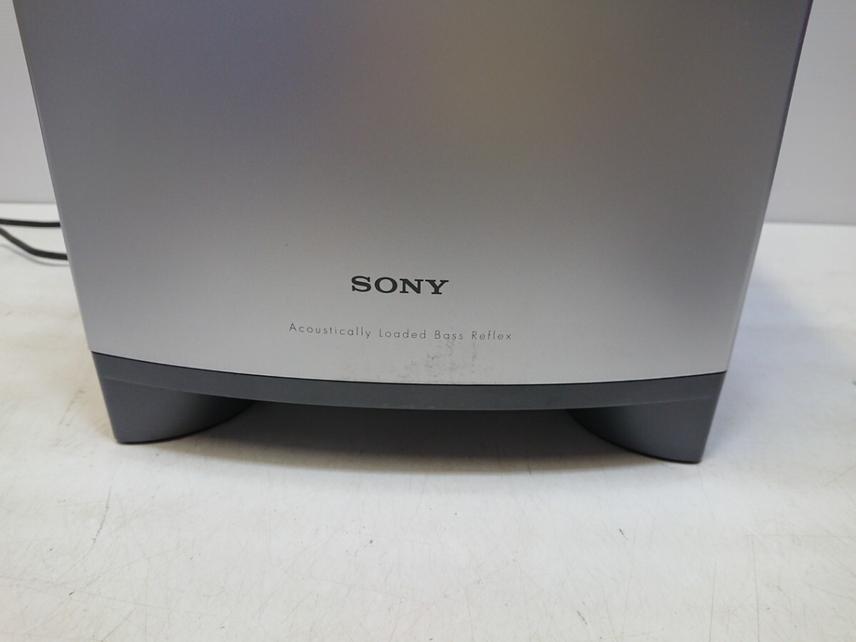 管理0915 SONY ソニー AVアンプ TA-VE215 サブウーファー SA-WMS215 5.1CH ホームシアター システム リモコン付 動作確認済み 現状品_画像4