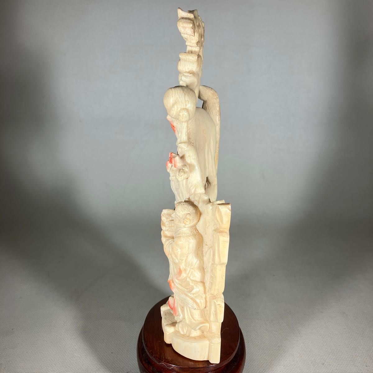 赤アイボリー 天然素材 特殊白材 嘴 合い箱 彫刻工芸品 置物 インテリア 彫刻| 赤アイボリー 天然素材 特殊白材 嘴 合い箱 彫刻工芸品 置物 インテリア 彫刻|
