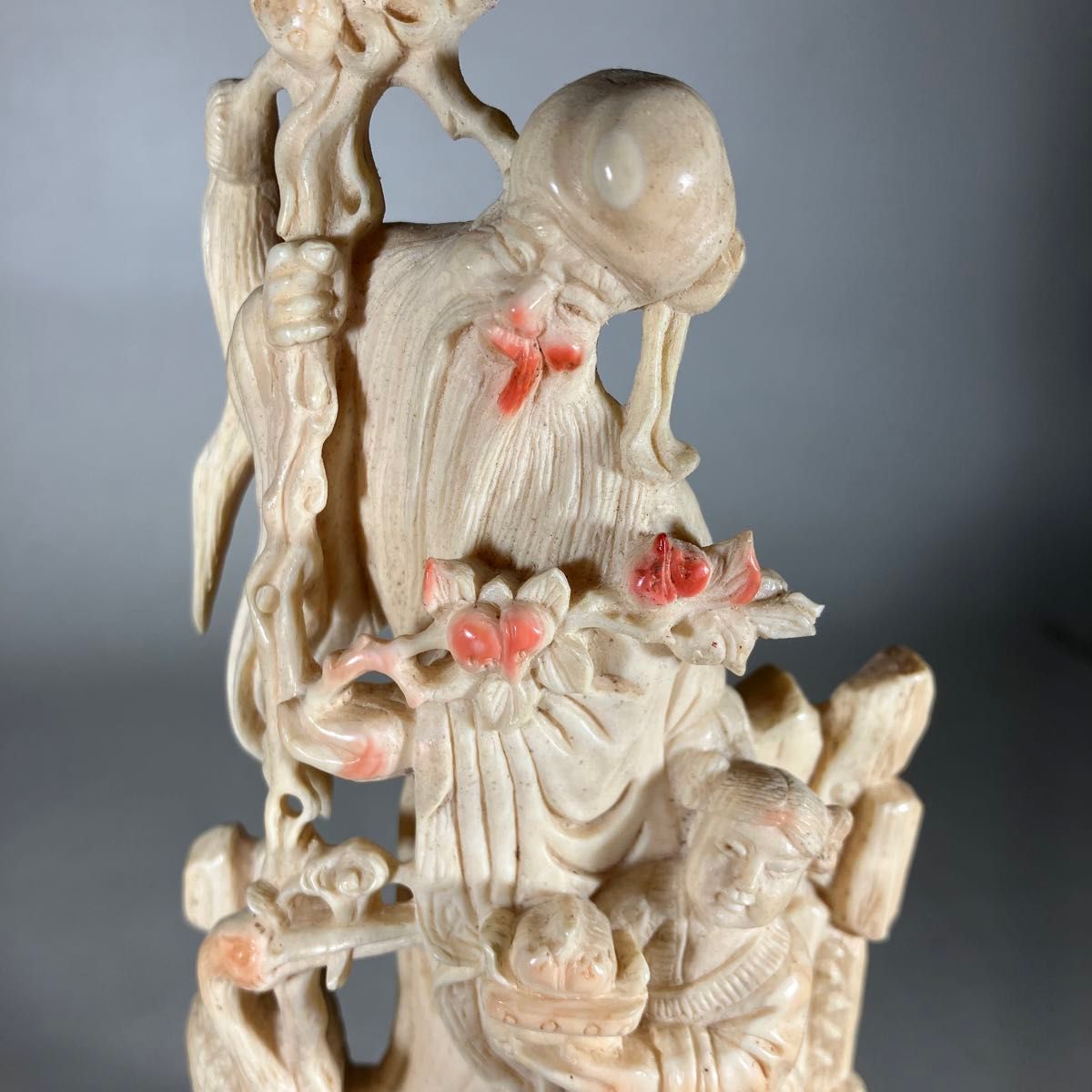赤アイボリー 天然素材 特殊白材 嘴 合い箱 彫刻工芸品 置物 インテリア 彫刻| 赤アイボリー 天然素材 特殊白材 嘴 合い箱 彫刻工芸品 置物 インテリア 彫刻|