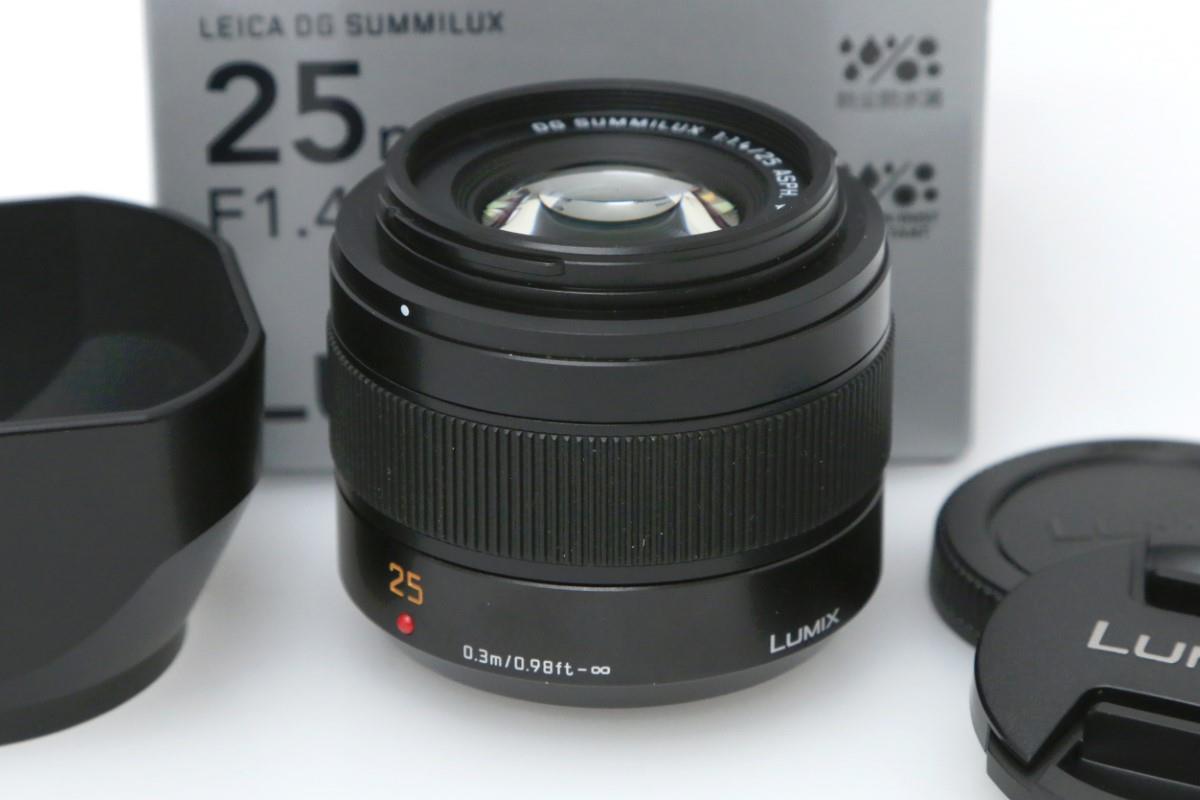 美品｜パナソニック LEICA DG SUMMILUX 25mm/F1.4 II ASPH. H-XA025 γT1158-2N4