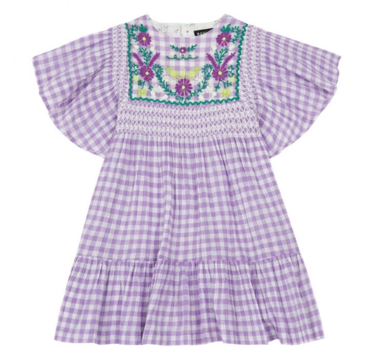 新品 Bonjour diary ワンピース 女の子 4y パープル 半袖 新品 Bonjour diary ワンピース 女の子 4y パープル 半袖