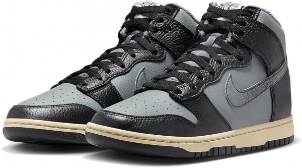 NIKE DUNK HIGH RETRO PRM ダンク ハイ レトロ プレミアム DV7216-001 灰黒 30.0の画像1