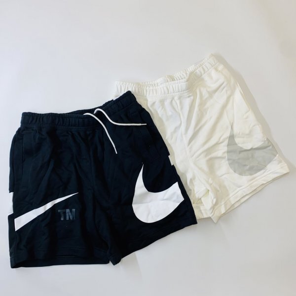 NIKE Nike NSW большой sushu флис шорты 2 листов DD5998-133 белый чёрный L